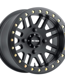 MR406 UTV Beadlock 14x10 / 5+5/0mm Offset / 4x136 / 106mm CB Matte Black Wheel