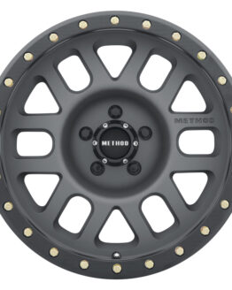 MR309 Grid 17x8.5 0mm Offset 5x150 116.5mm CB Titanium/Black Street Loc Wheel