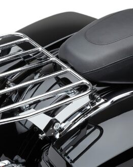 Cobra Detach Big-A Flat Luggage Rack Chrome Fits Harley FLH/FLT 97-08