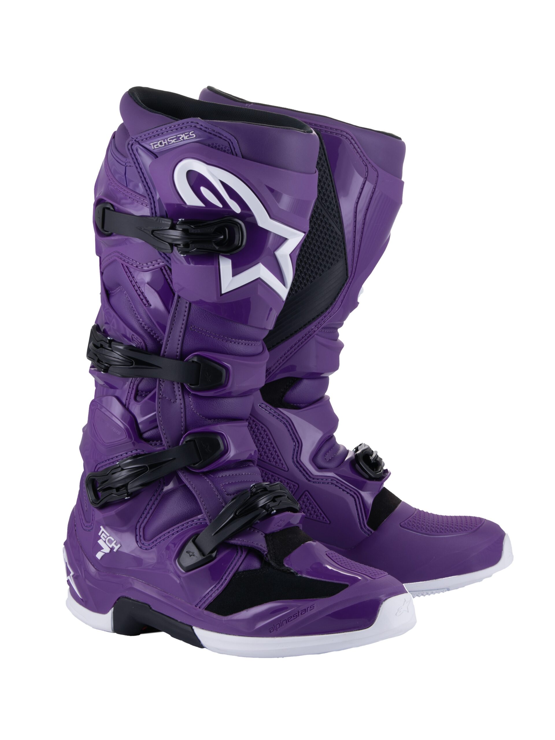 Alpinestars Tech 7 Off-Road Boots Purple US 9 - Image 3