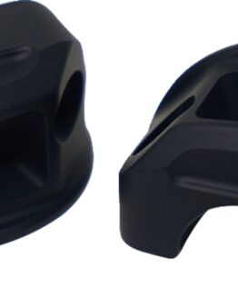 Kodlin USA Perch Clamps Brake/Clutch Black Harley Softail Pair