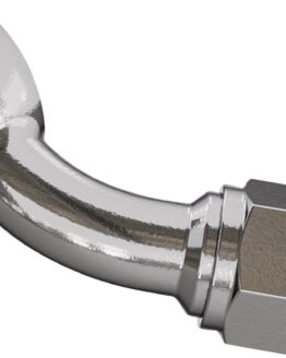 Goodridge 45 Degree Banjo Adapter for 3/8 or M10 Bolt, Silver