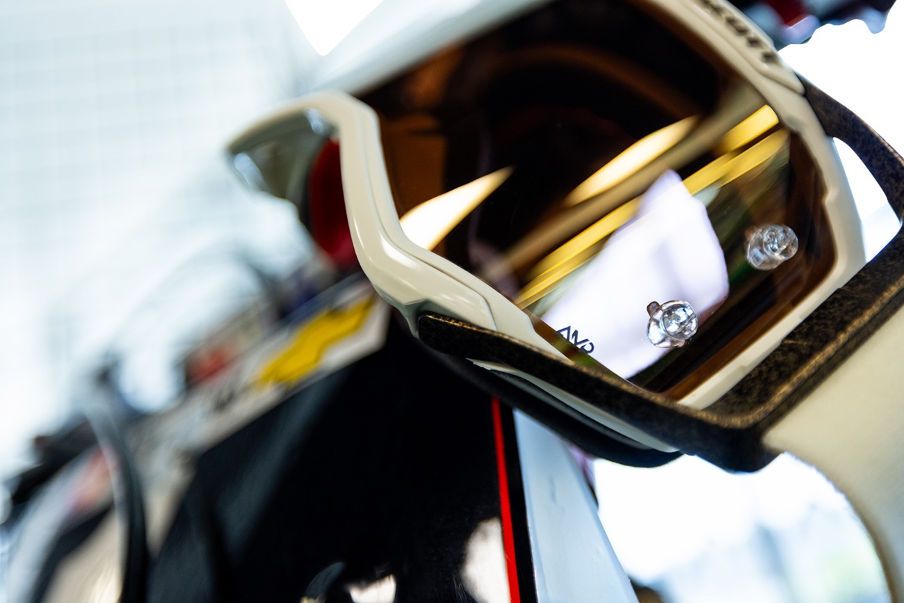 Scott Prospect Pro Circuit Amplifier Goggle Beige/Brown Gold Chrome - Image 4