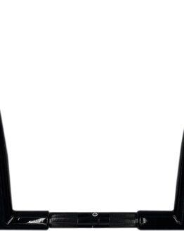 Fat Baggers 1-1/4 in EZ Install Flat Top Handlebar 14 in Black For Harley