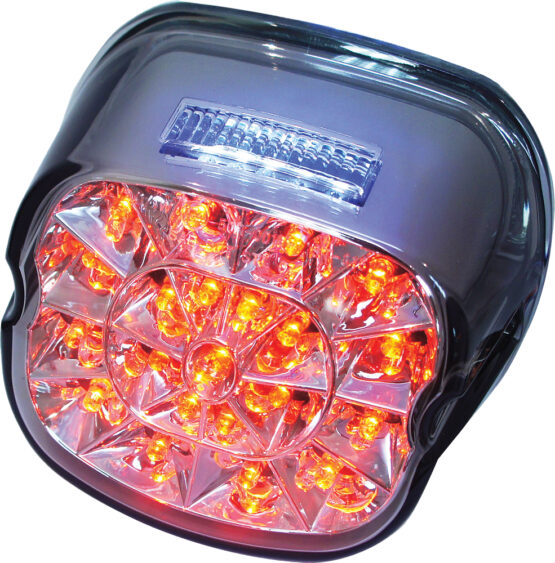 HardDrive Laydown LED Taillight Smoked Lens For Harley Davidson