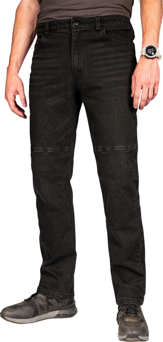 Black Uparmor Jeans Riding Pants - Size 42 - Image 2