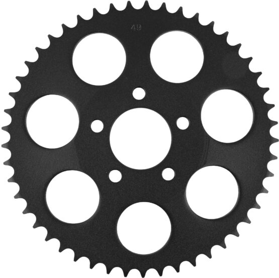 HardDrive Rear Sprocket Dished 49T Black For 00-13 Harley Big Twin