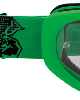 Qualifier Youth Green / Black Agroid Goggles - Clear Lens