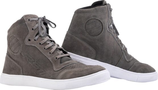 RST HiTop Moto Sneaker CE Boot Grey Suede Size 7