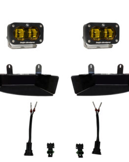 S2 SAE Amber Fog Pocket Light Kit by Baja Designs