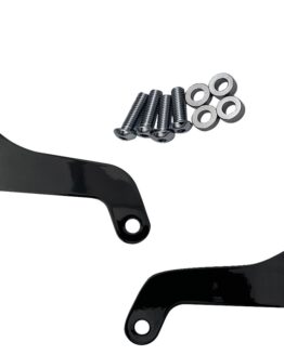 Drag Specialties Sissy Bar Side Plates Black For Harley Softail Low Rider S