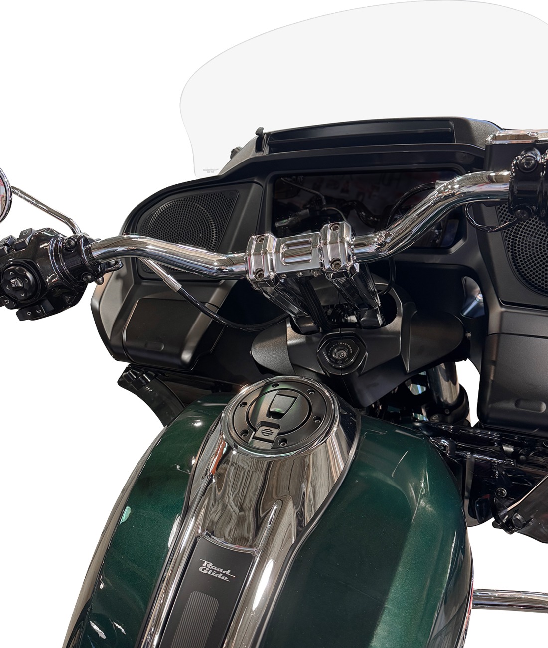 Kodlin Ascent Pro Pullback Risers 8in Chrome For Harley 3-1/2in On-Center - Image 4