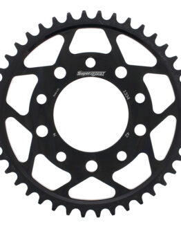 Supersprox Steel Rear Sprocket 42T Black 530 Fits 81-04 Honda Triumph