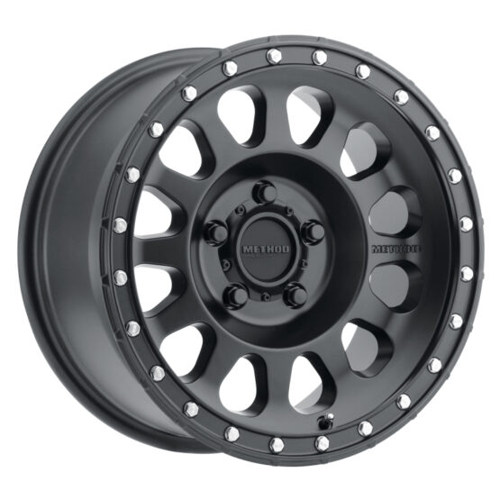 MR315 17x9 -12mm Offset 5x5 71.5mm CB Matte Black Wheel - Image 2