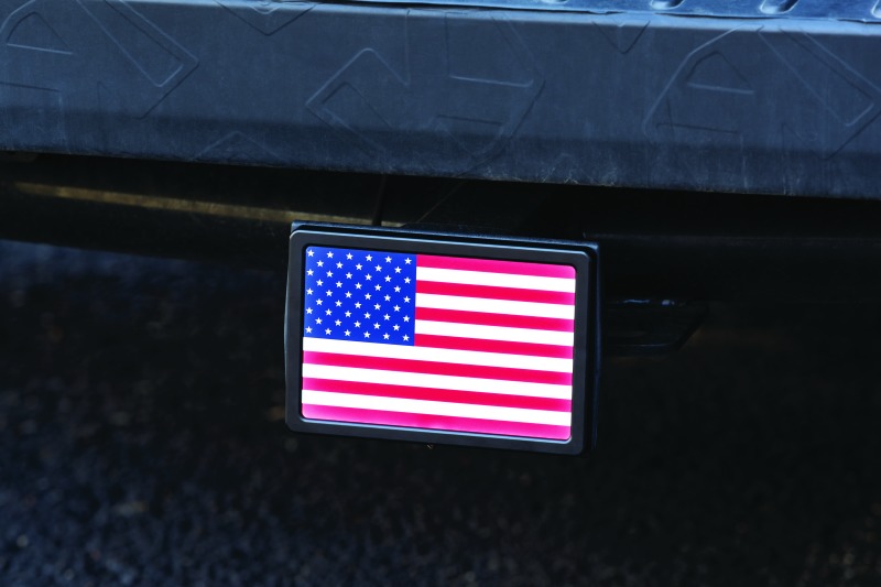 Kuryakyn Freedom Flag LED Hitch Cover Black - Image 3