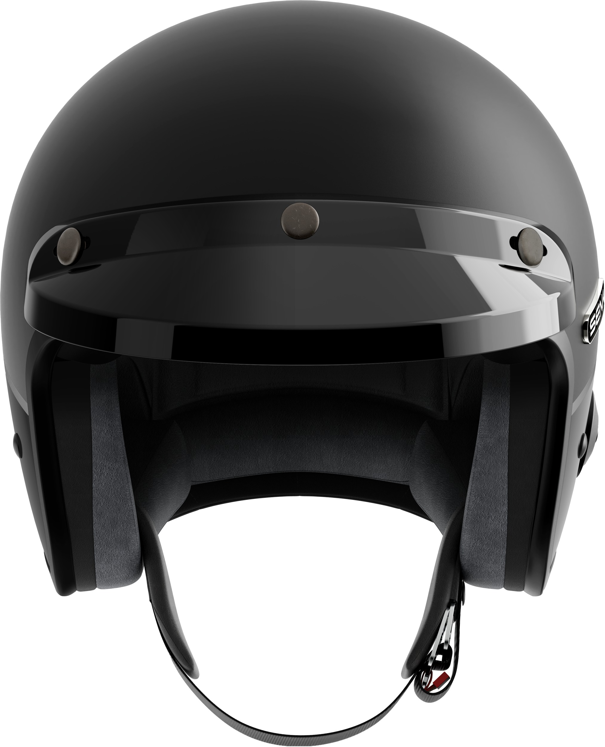 Sena Surge Mesh Helmet Matte Black Medium with Integrated Communication - Image 4