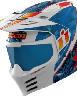 ICON Elsinore Kaonohi Helmet - Blue, Small