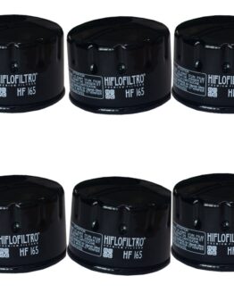 HF165 Oil Filter - Black - 6 Pack