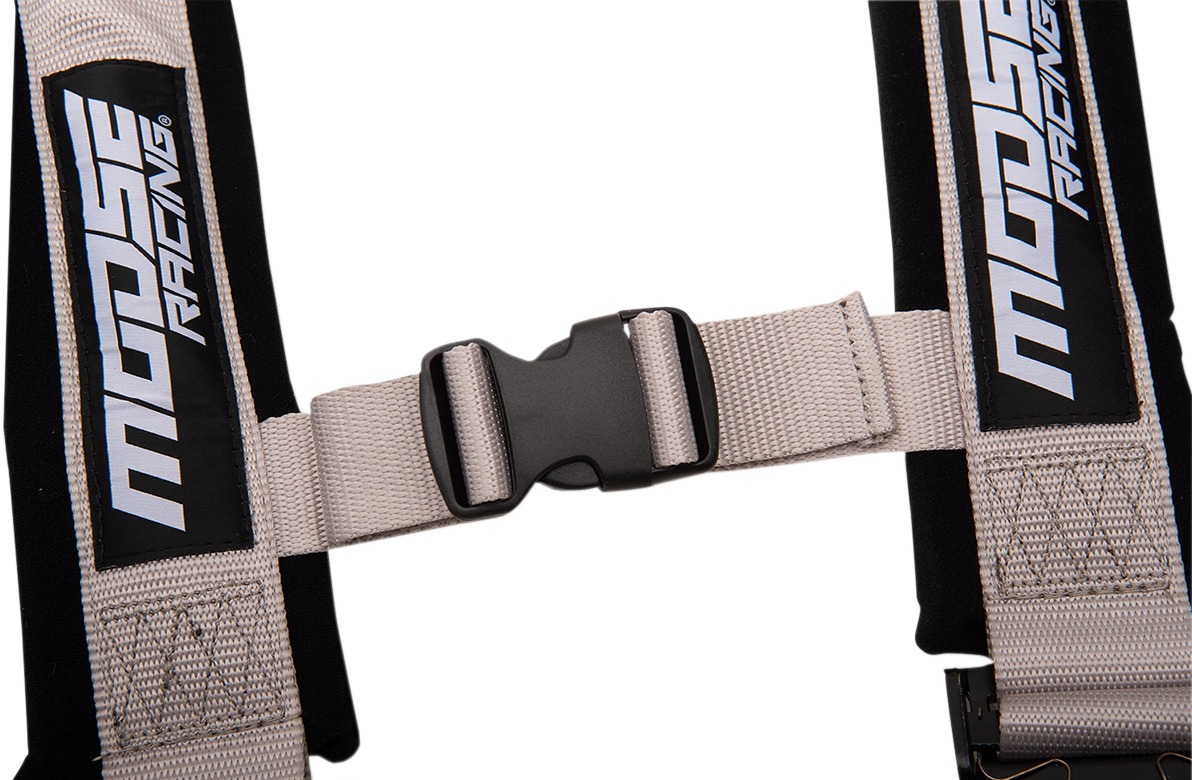 Moose Auto Buckle Seat Harness 2" 4PT Gray - Image 3