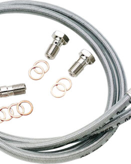 Stainless Steel Rear Brake Line Kit