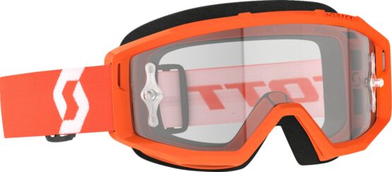 Scott Primal Goggles Orange/White Clear Lens Small Frame