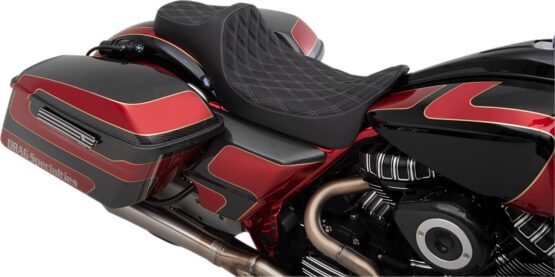 Predator III Extended Reach Double-Diamond 2-Up Seat Black/Silver - Image 2