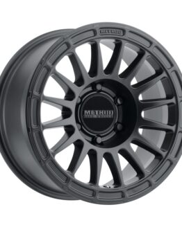 MR314 17x7.5 +24mm Offset 6x4.5 66.1mm CB Matte Black Wheel
