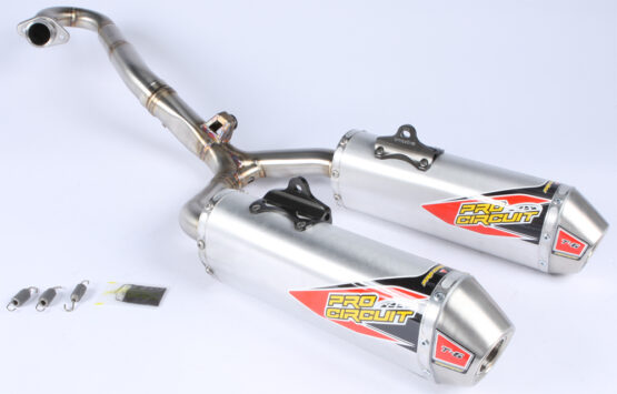 T-6 Dual Aluminum & Stainless Steel Full Exhaust