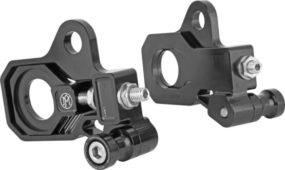 Performance Machine Axle Adjuster Kit Black Harley Touring Models - Image 3