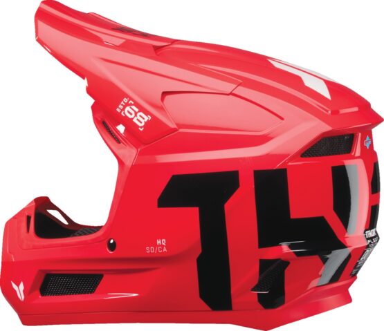 Thor Youth Fleet Forge Helmet - Red/Black - Medium - Image 3