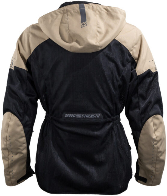 Speed and Strength Starstruck Mesh Jacket Womens Medium Tan/Black - Image 3