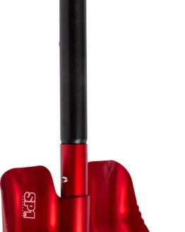 Aluminum Shovel w/Saw Red