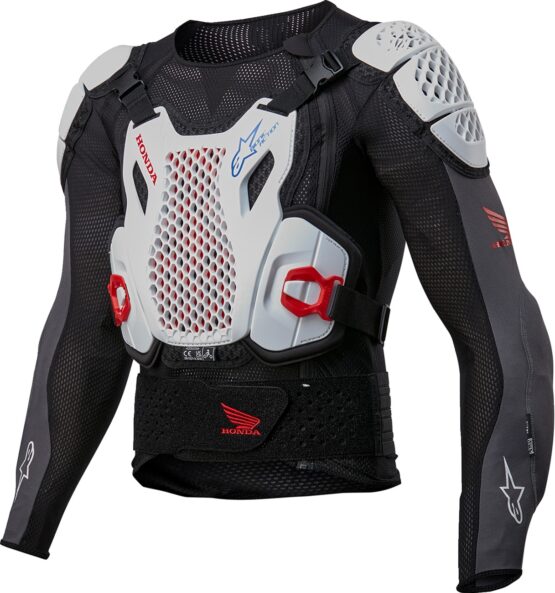 Alpinestars Honda Bionic Plus v2 Protection Jacket Large Black/White/Blue/Red - Image 3