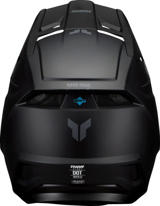 Thor Youth Fleet Blackout Helmet Matte Black Medium - Image 3