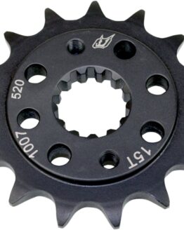 Driven 520 Steel Front Sprocket Black 15T