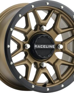 Raceline Krank 15x7 Bronze 4x156 +10mm Simulated Beadlock Wheel