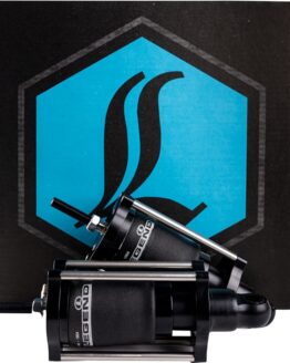 Legend Air Suspension Shocks Black For Harley Softail 1989-1999