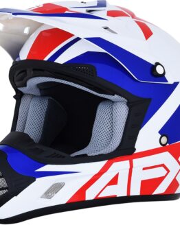 FX-17 Full Face Offroad Helmet Blue/Red/White X-Large