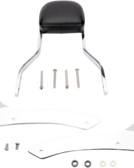 Chrome Short Square 14" Sissy Bar