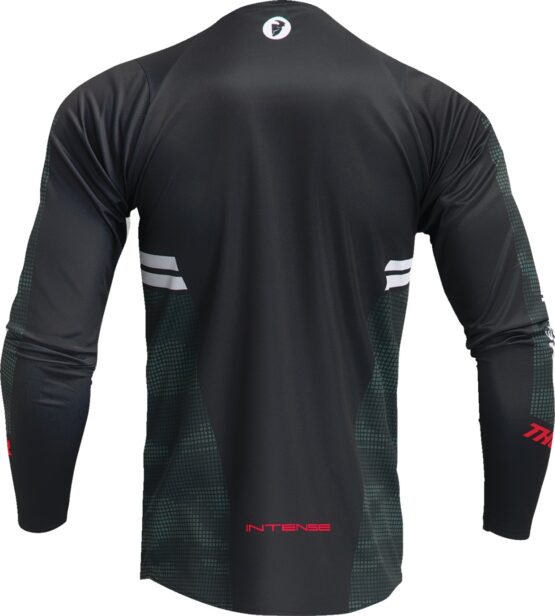 Thor Intense Assist Berm Long-Sleeve Jersey Mens Large Black Camo White - Image 2