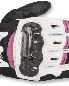 Women's SMX-2 V2 Air Carbon  Gloves Black/White/Pink Medium