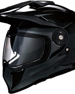 Range Solid Full Face Snow Helmet Gloss Black Small