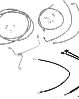 Extended Braided S.S. Control Cable Kit For 15"