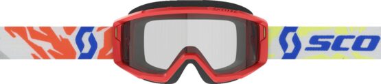 Scott Primal Youth Goggles Red Clear Lens Unisex One Size - Image 3