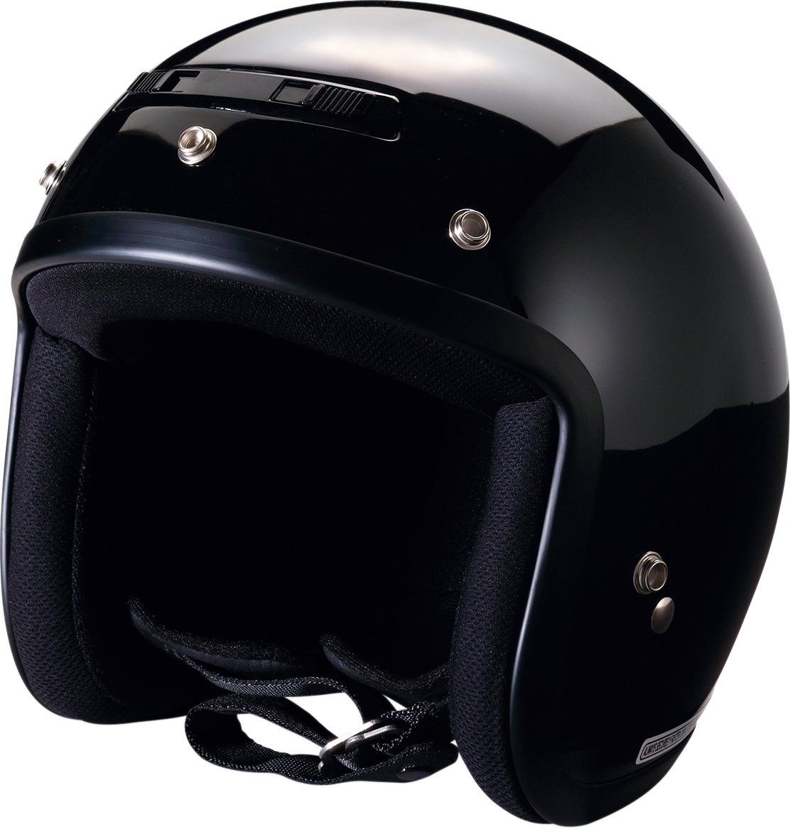 Z1R Jimmy Helmet 2XS Gloss Black Adult Unisex Open Face - Image 3