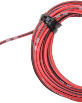13' Color Match Electrical Wire - Red / Black 14A/12V 20AWG