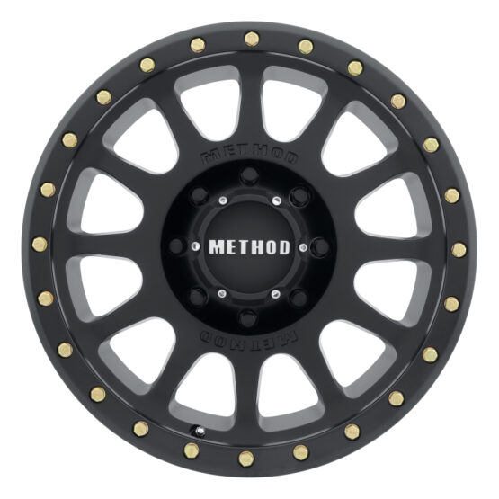 MR305 NV 20x10 -18mm Offset 8x6.5 130.81mm CB Matte Black Wheel