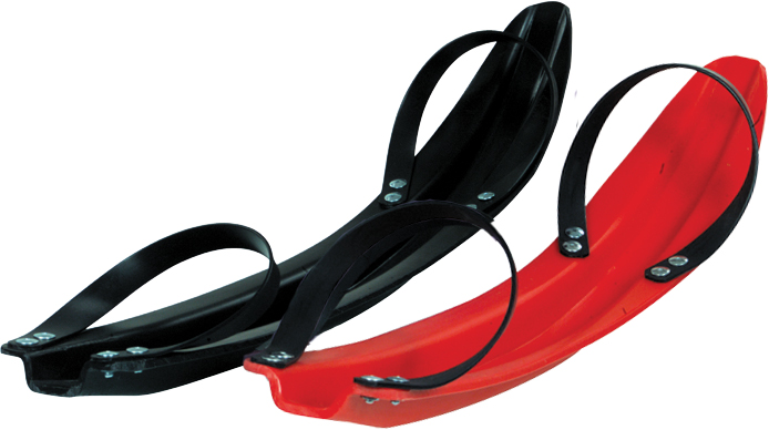 SLP Ski-Slips Universal Black Pair Snowmobile Ski Protectors - Image 3