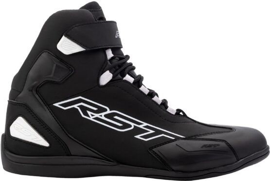 RST Sabre Moto CE Shoe Black/White Men's Size 8