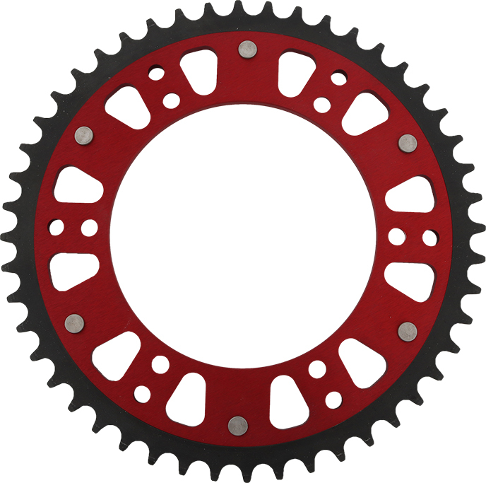 Supersprox Stealth Rear Sprocket 48T Red 520 Chain Fits Beta Suzuki Gas Gas - Image 3